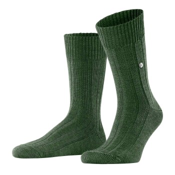 Burlington Strømper Dover Socks Mørkgrøn  uld Str 40/46 Dame