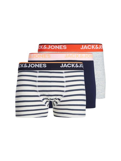 JACK & JONES Boksershorts 'Dave'  navy / grå-meleret / orange / koral / offwhite