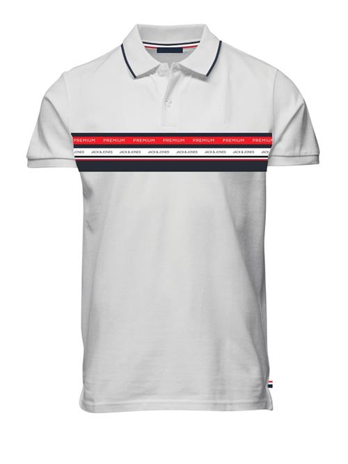 JACK & JONES Bluser & t-shirts 'Willow'  marin / rød / hvid