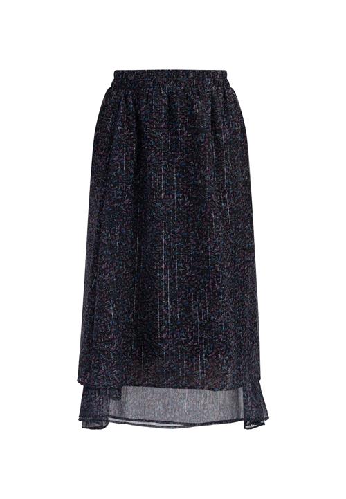 DreiMaster Vintage Nederdel  blå / lilla / sort / sølv