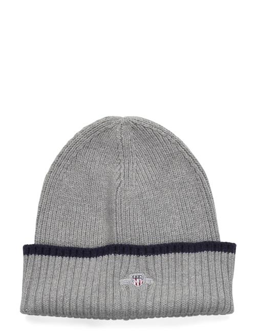Essential Beanie And Glove GANT Grey