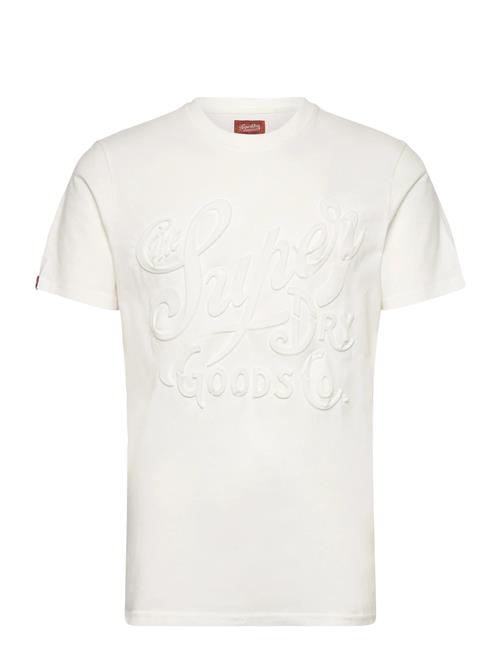 Embossed Archive Graphic Tee Superdry White