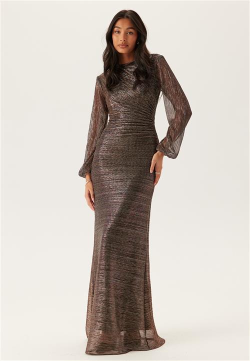 FOREVER NEW Kristen Long Sleeve Plisse Max