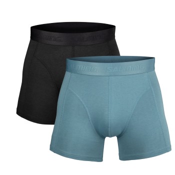 Salming 2P Boxer Briefs Sort/Blå X-Large Herre
