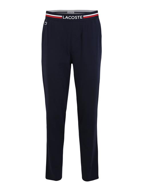 LACOSTE Pyjamasbukser  navy / kirsebærsrød / hvid