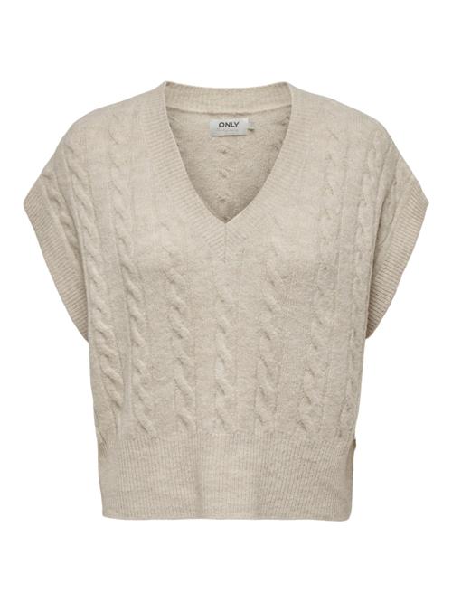 ONLY Pullover 'ONLMelody'  beige-meleret