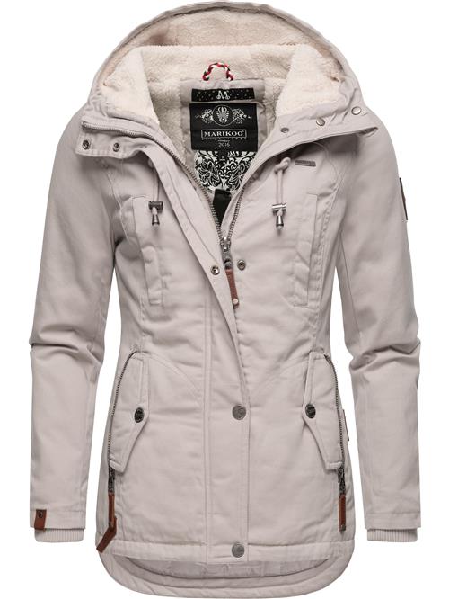 MARIKOO Vinterparka 'Bikoo'  lysebeige / brun