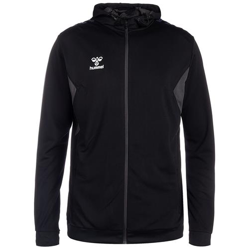 Hummel Sportssweatjakke 'Authentic'  grå / sort / hvid