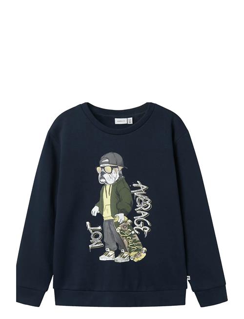Nkmtehogo Ls Sweat Bru Box Name It Navy