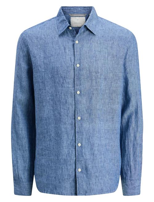 Jack & Jones Jprcclawrence Linen L/S Shirt Sn Jack & J S Blue