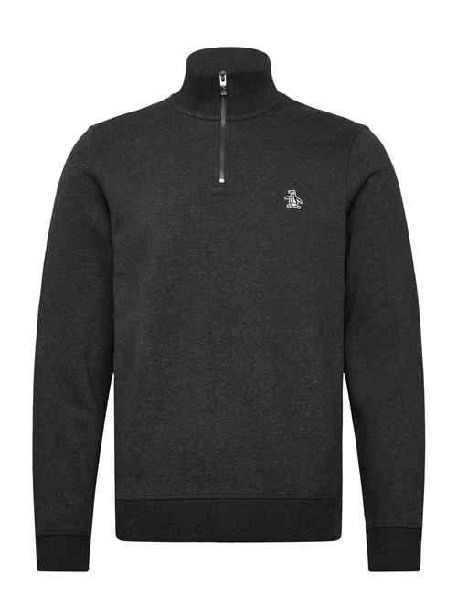 L/S Fleece Quarter Z Original Penguin Grey