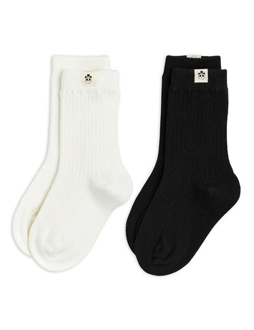 Mini Rodini Sokker I Uldblanding 2-pak Multi  Multi-32-35 EU Wool Rød  32-35 EU  unisex