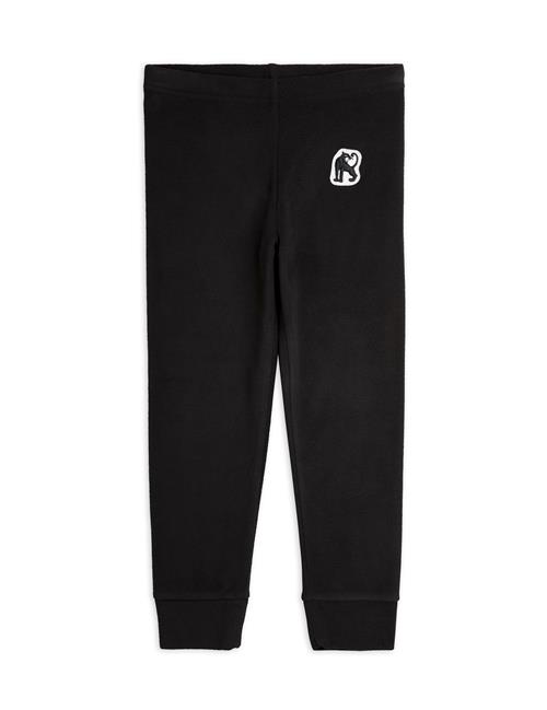Mini Rodini Bukser I Mikrofleece Black  Black-104/110 cm  Sort  104/110 cm  unisex