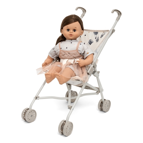 Skrållan Skrållan Dukkevogn Sulky Multi  One Size-Multi  Beige  One Size 3 Y+ unisex