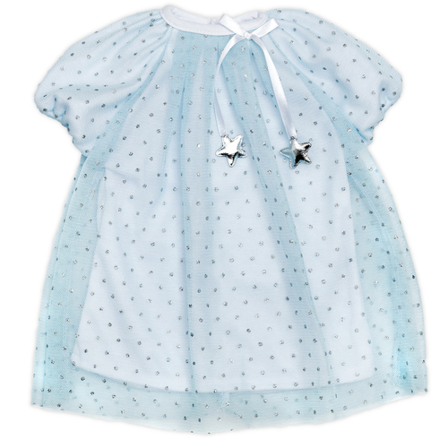 Skrållan Skrållan Kjole Til Dukkefest Blue  One Size-Blue  Blå  One Size 3 Y+ unisex