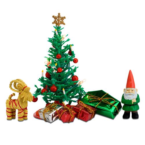 Lundby Lundby Dukkehus-juletræssæt Multi  One Size-Multi  Grøn  One Size  unisex