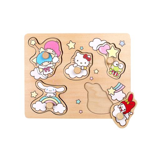 Micki Hello Kitty Puslespil Med Knopper Multi  One Size-Multi  Beige  One Size 18 M+ unisex