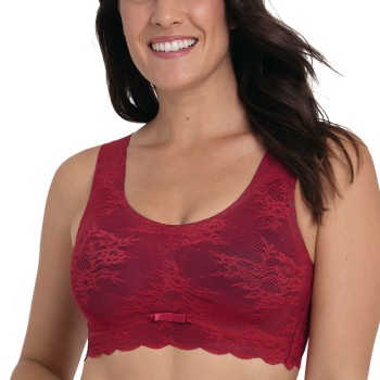 Anita Bh Essentials Lace Bralette Rød Small Dame