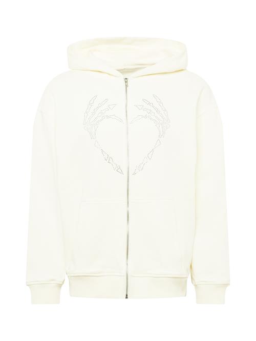 SHYX Sweatjakke 'Briley'  creme / sølv