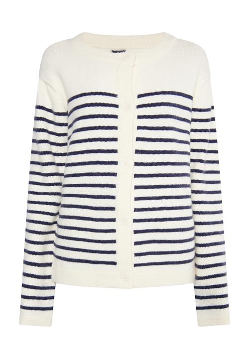 DreiMaster Maritim Cardigan  marin / uldhvid