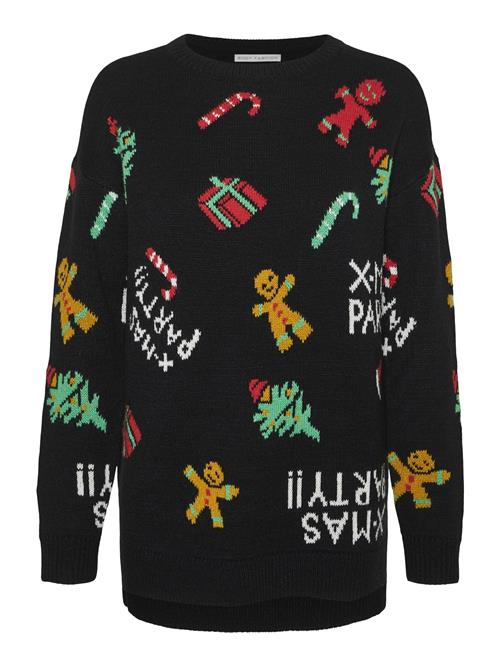 Se VERO MODA Pullover 'VMXMASPARTY '  blandingsfarvet / sort ved About You