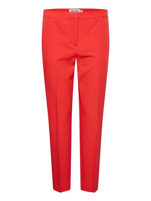 ICHI Bukser med fals 'LEXI'  rød