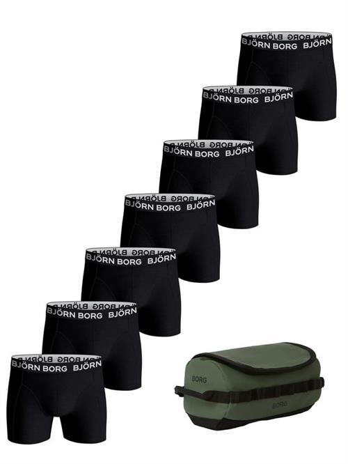 COTTON STRETCH BOXER + WASH BAG 7p, MULTIPACK 3