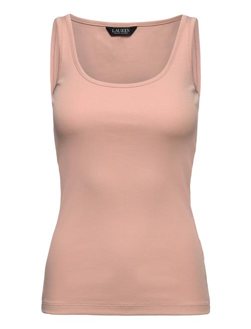 Rfnd Strtch 2X2 Rib-Tank Top Lauren Ralph Lauren Pink