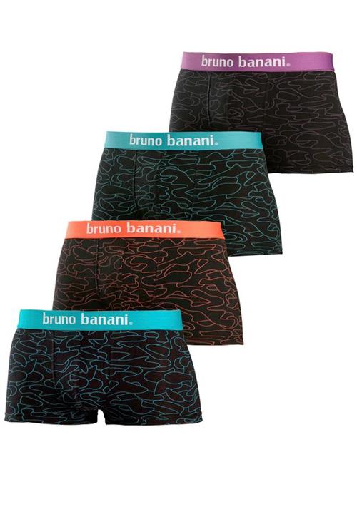 Bruno Banani Boksershorts  mørkeblå / koral / sort
