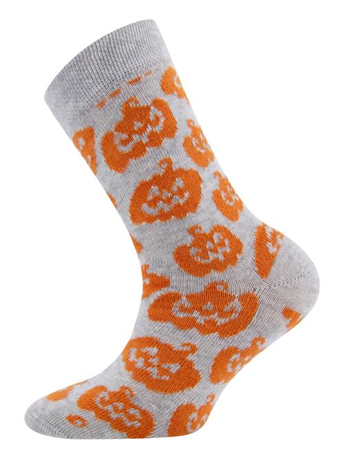 EWERS Sokker  lysegrå / orange