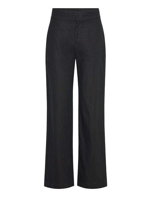 Trousers Lykke Linen Mix Lindex Black