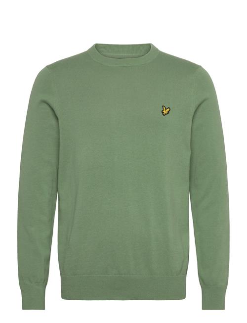 Cotton Crew Neck Jumper Lyle & Scott Green