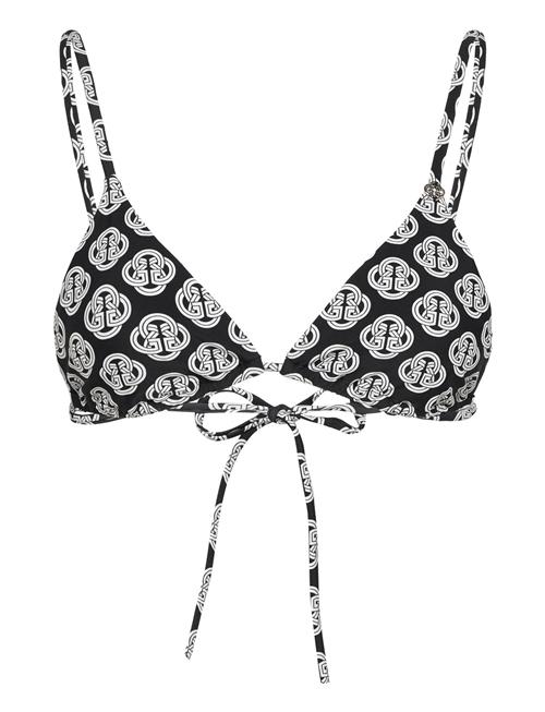 Monogram Print Triangle Top GANT Black