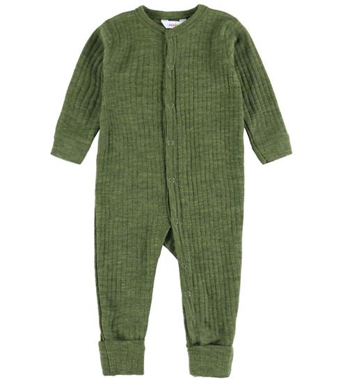 Joha Natdragt - Uld - Rib - Mørk Oliven