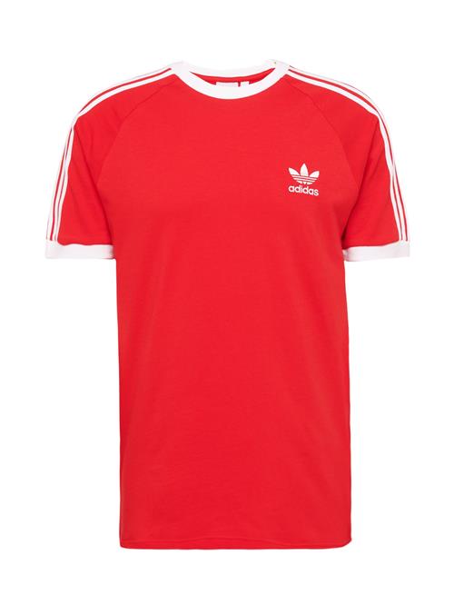 ADIDAS ORIGINALS Bluser & t-shirts 'Adicolor Classics'  rød / hvid