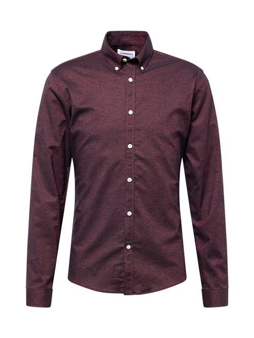 Lindbergh Skjorte  mørkerød