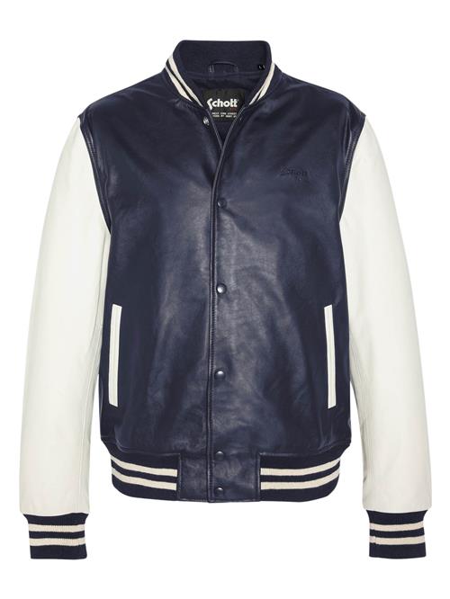 Schott NYC Overgangsjakke  mørkeblå / hvid