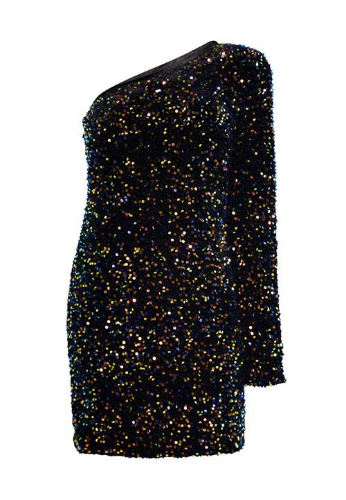 faina Coctailkjole 'Nelice'  natblå / royalblå / guld / siv