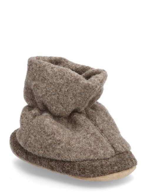 Wolly Textile Slippers Melton Beige
