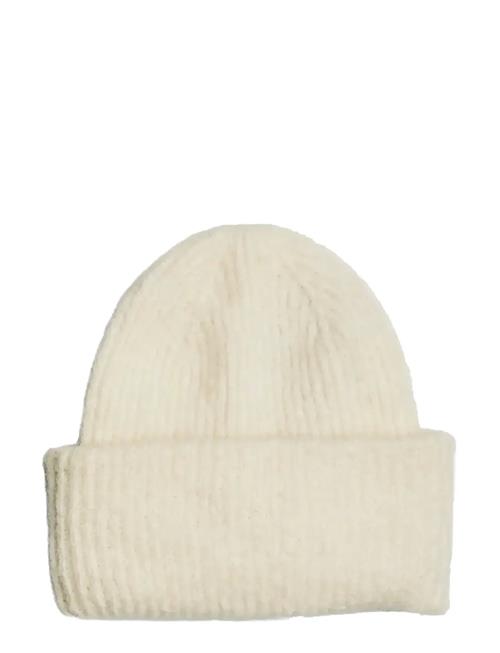 Pcbera Alpaca Wool Hood Noos Pieces White