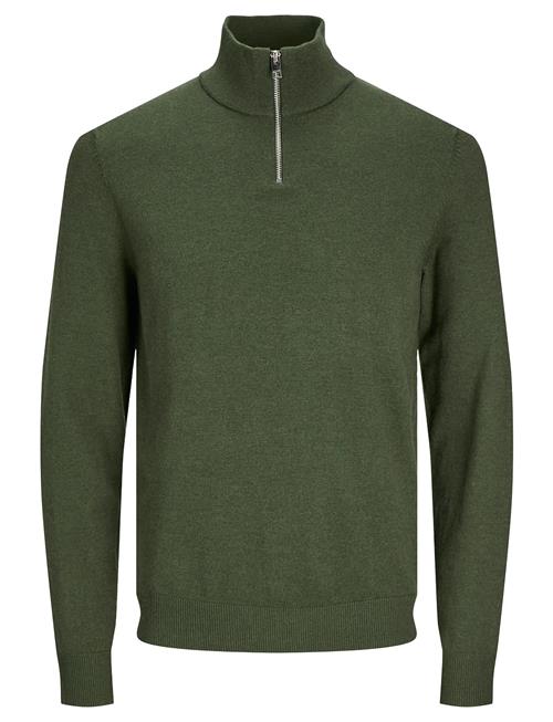 Jack & Jones Jjeemil Knit Half Zip Noos Jack & J S Khaki