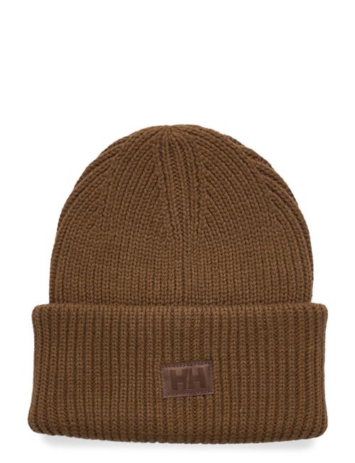 Hh Rib Beanie Helly Hansen Brown