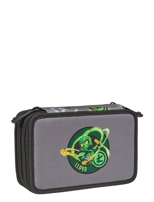 3 Layer Pencil Case With Content Lego Bags Grey