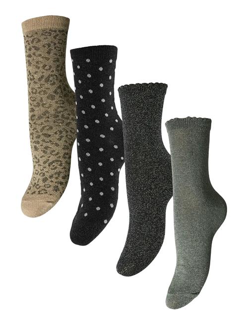 Pcsebby Glitter Long 4-Pack Mix Noos Bc Pieces Khaki