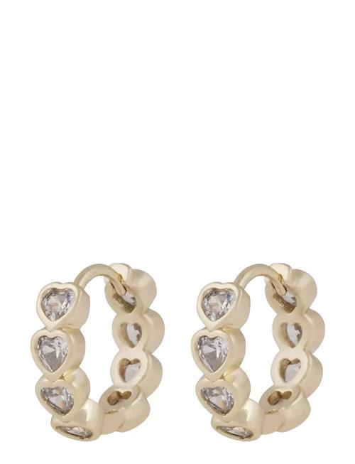 Lovely Crystal Ring Ear SNÖ Of Sweden Gold