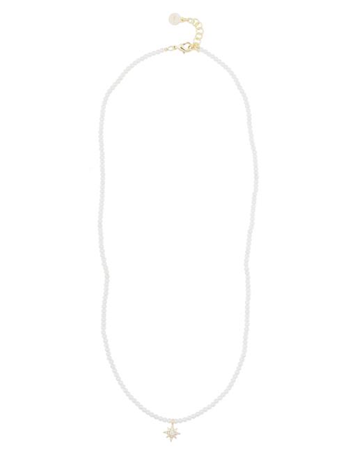 Stellaris Pendant Pearl Neck 42 SNÖ Of Sweden White