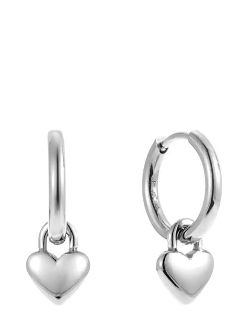 Heart Locker Huggie By Jolima Silver