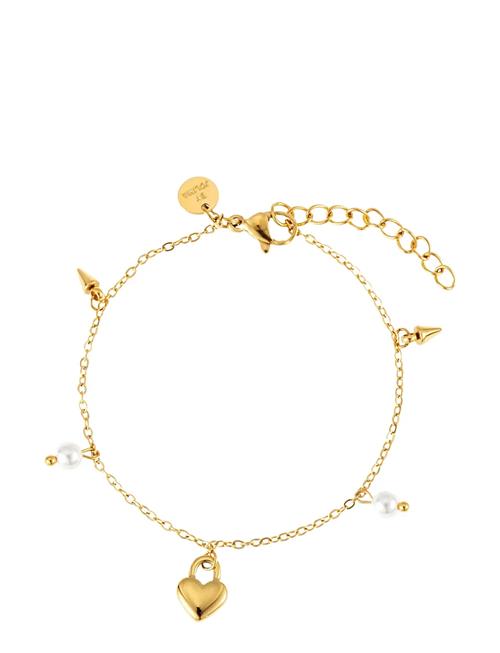 Heart Locker Mix Bracelet By Jolima Gold