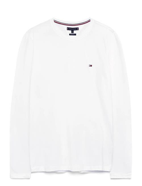 Stretch Slim Fit Long Sleeve Tee Tommy Hilfiger White