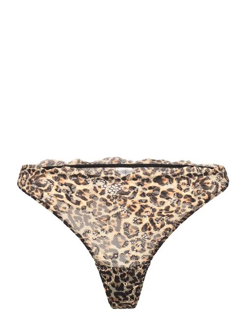 Lace Thong Understatement Underwear Gold